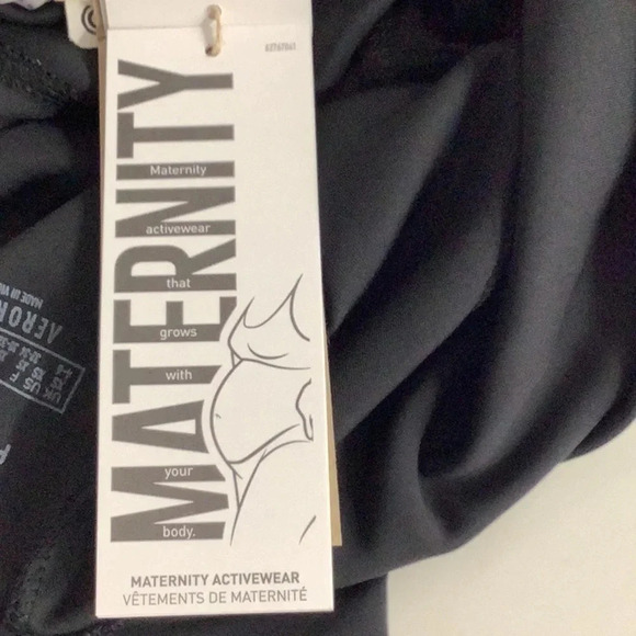 Adidas Aeroready Activewear Maternity Black Leggings Extra Small New With Tags - Picture 9 of 9